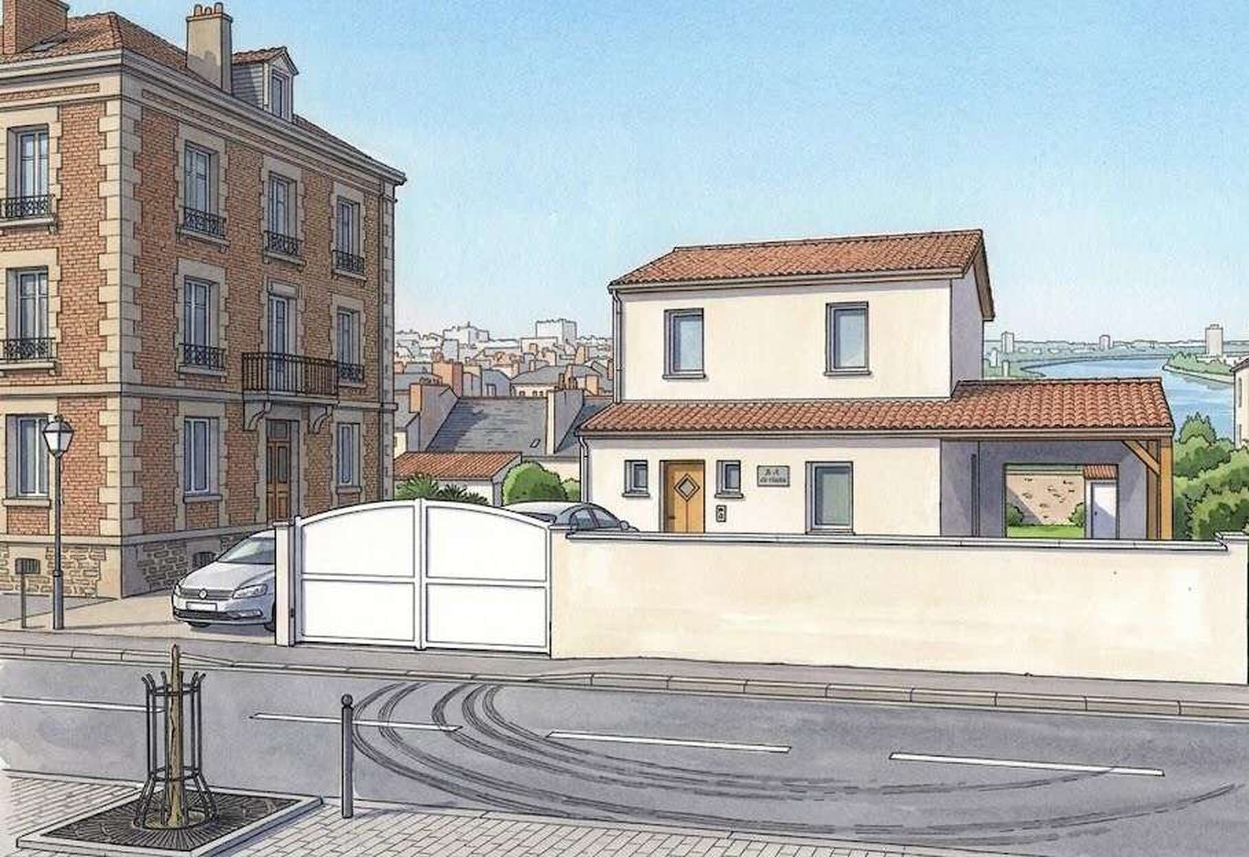 Maison de ville rénovée & agrandie — Bègles (33130) 1