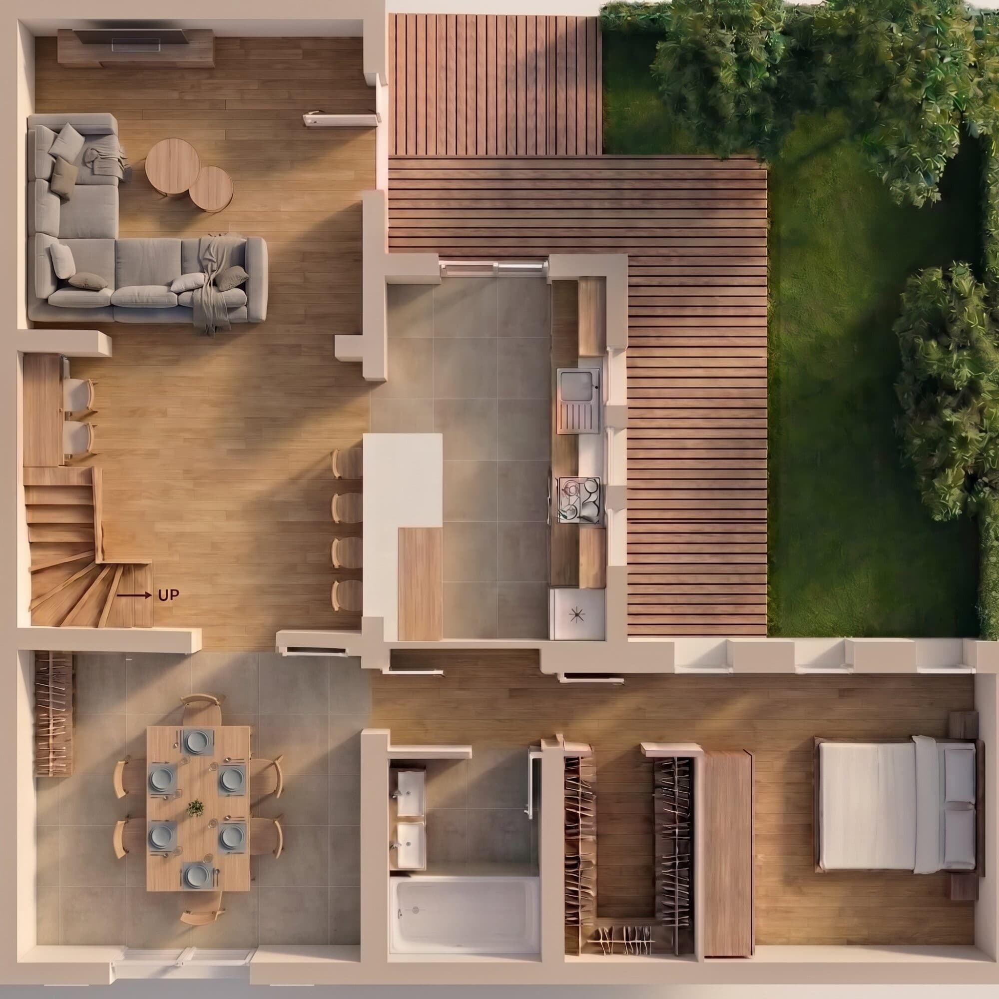 Maison de ville rénovée — Bordeaux rive droite (33100) 6